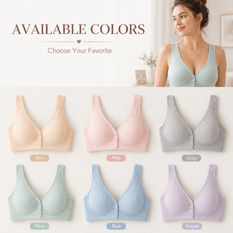 女性用授乳ブラ マタニティブラ ワイヤレス コットン混紡 フ - Nursing Bra Sleep のレビューと価格